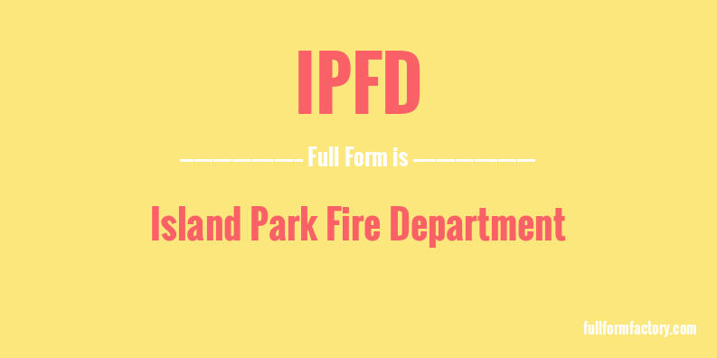 ipfd-full-form