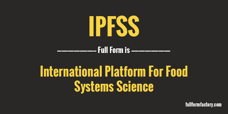 ipfss-full-form