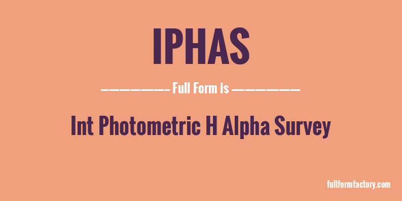 iphas-full-form