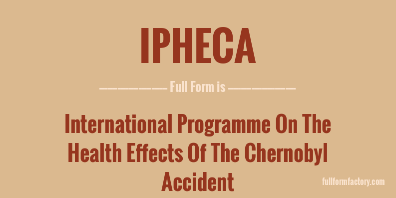 ipheca-full-form