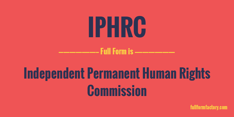 iphrc-full-form