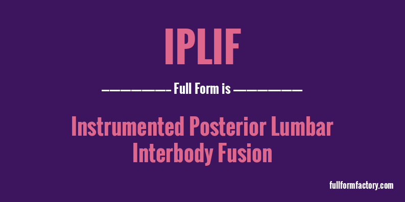 iplif-full-form