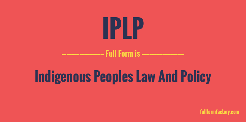 iplp-full-form