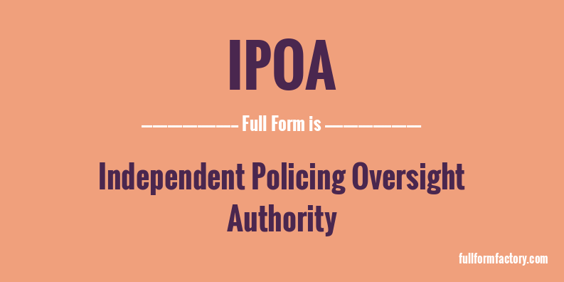 ipoa-full-form