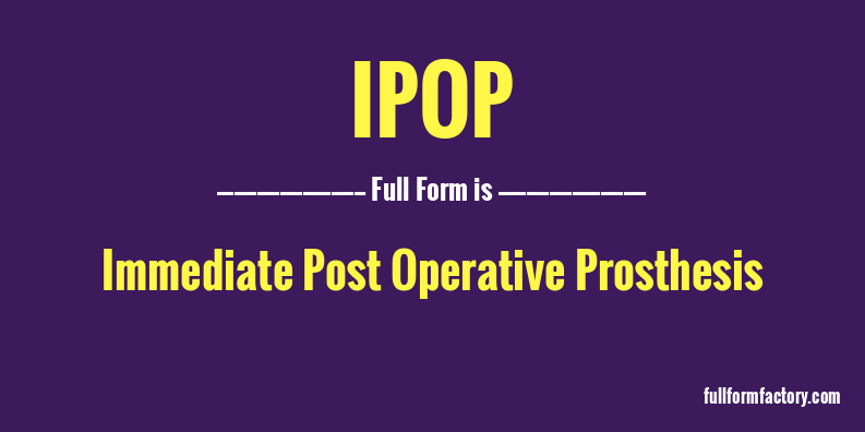 ipop-full-form