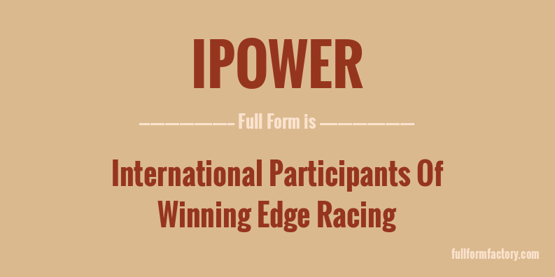 ipower-full-form