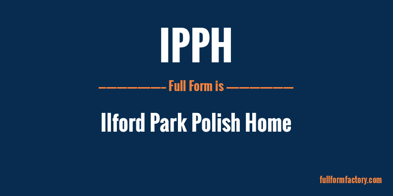ipph-full-form
