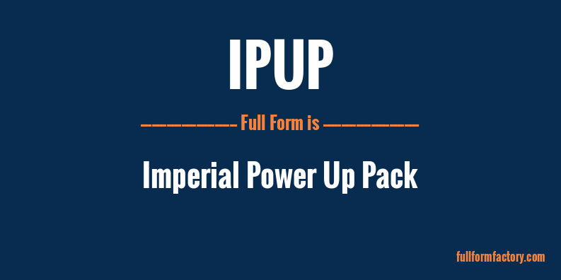 ipup-full-form