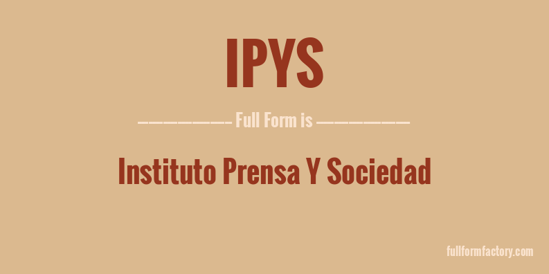 ipys-full-form