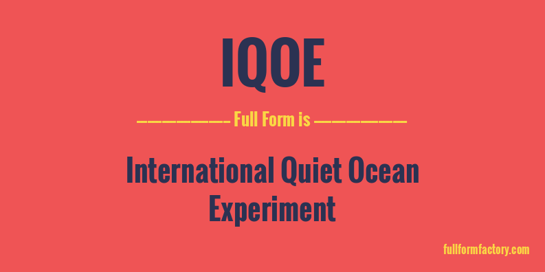 iqoe-full-form