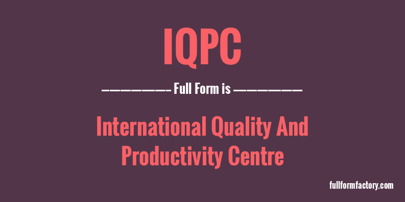 iqpc-full-form