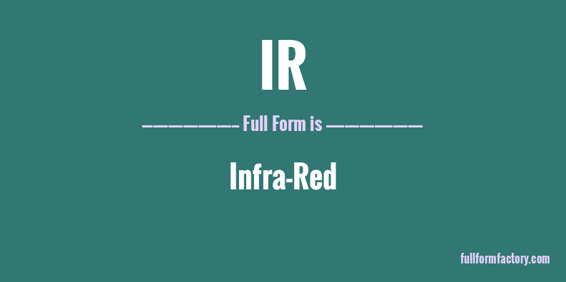 ir-full-form
