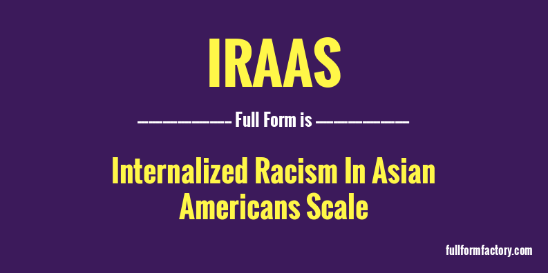 iraas-full-form