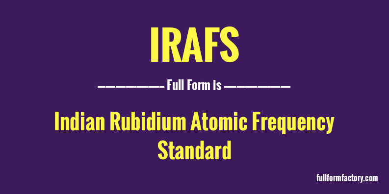 irafs-full-form