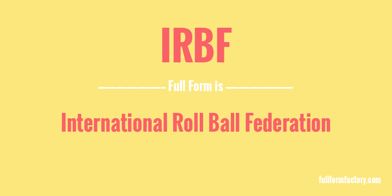 irbf-full-form