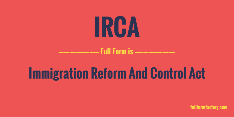 irca-full-form