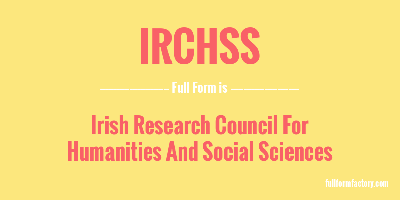irchss-full-form