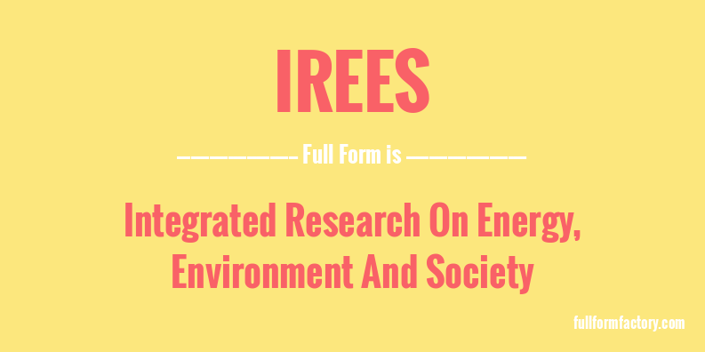 irees-full-form