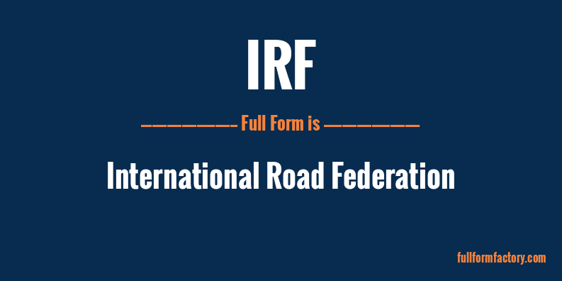 irf-full-form