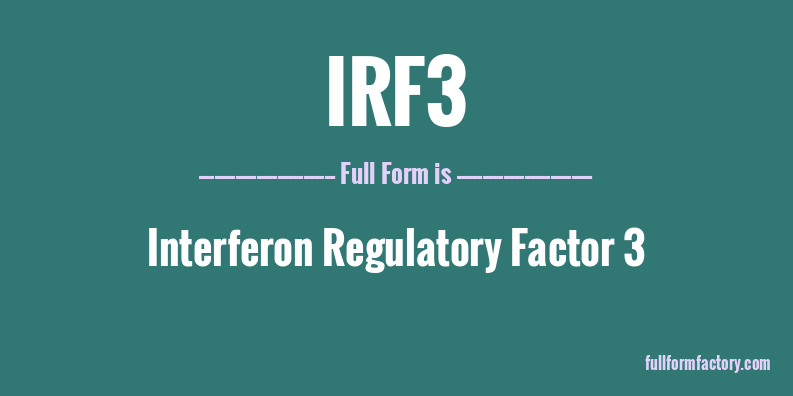 irf3-full-form