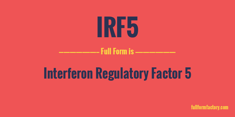 irf5-full-form