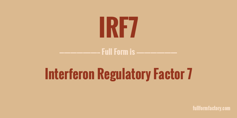irf7-full-form