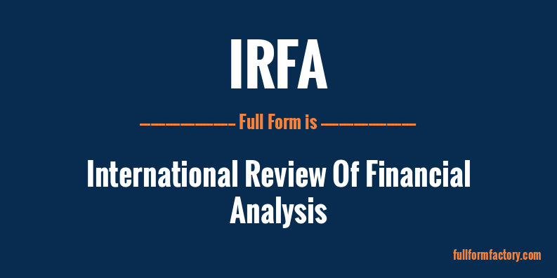 irfa-full-form