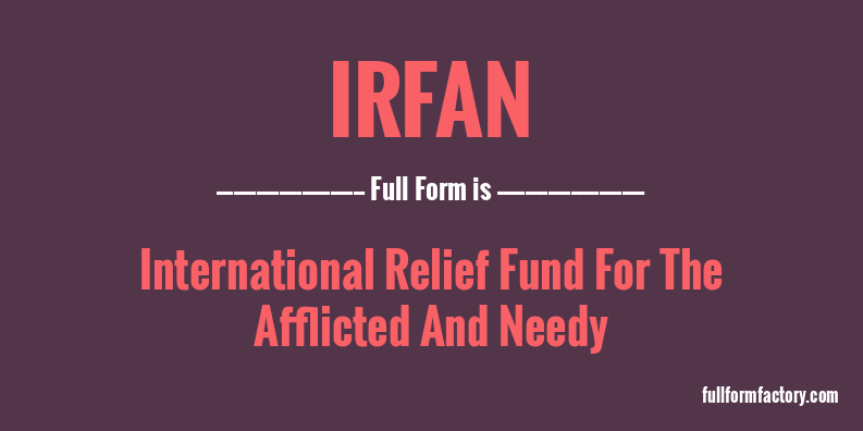 irfan-full-form