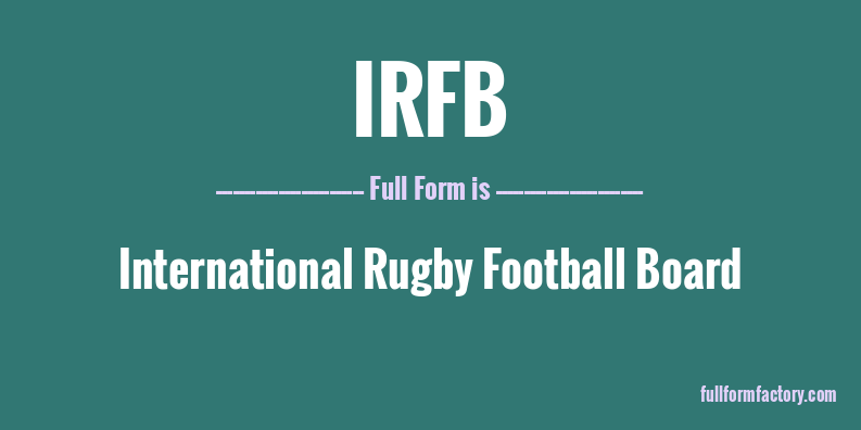 irfb-full-form