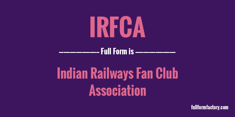 irfca-full-form