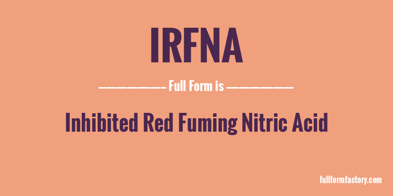 irfna-full-form