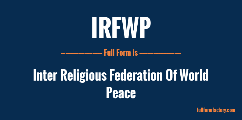 irfwp-full-form