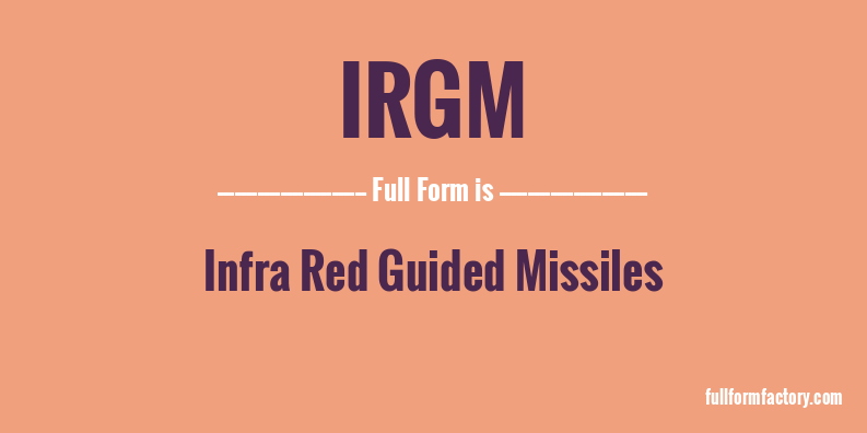 irgm-full-form
