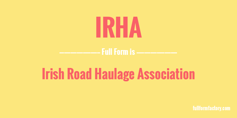 irha-full-form