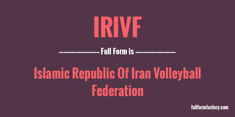irivf-full-form