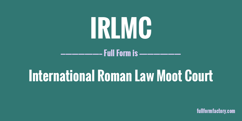irlmc-full-form