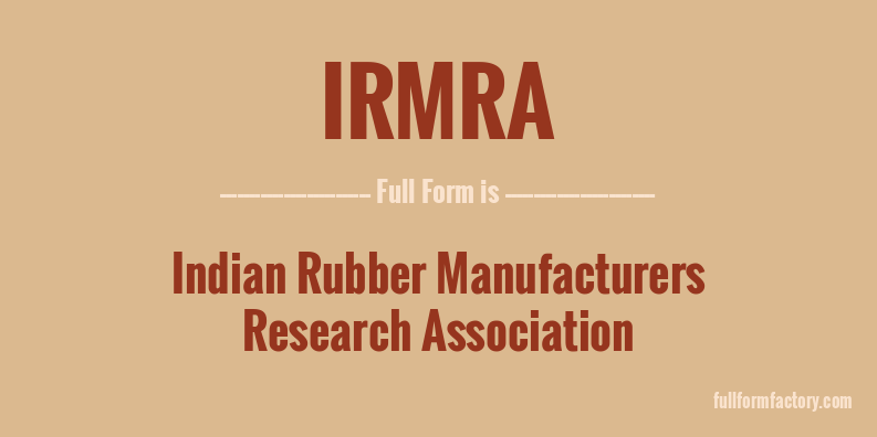 irmra-full-form