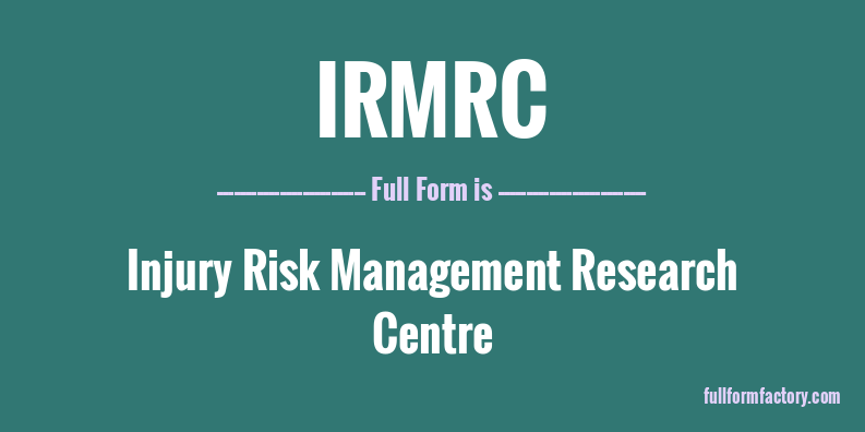 irmrc-full-form