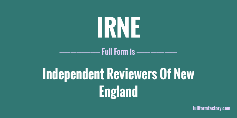 irne-full-form