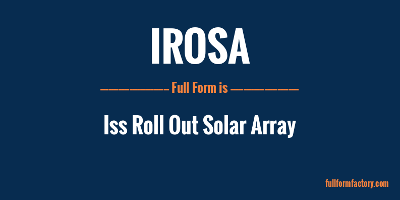 irosa-full-form