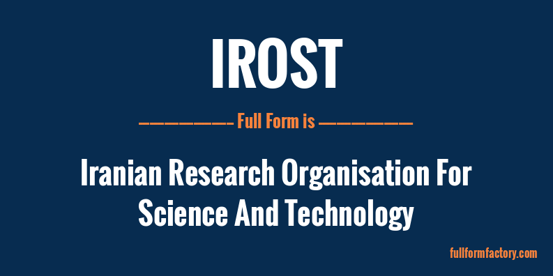 irost-full-form