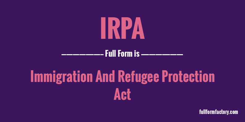 irpa-full-form