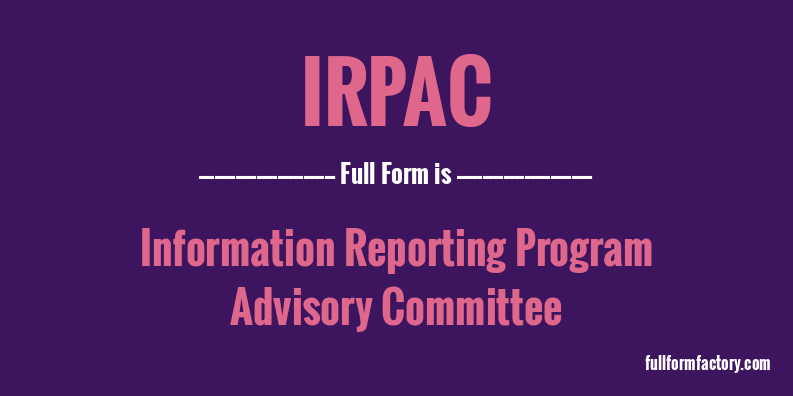 irpac-full-form