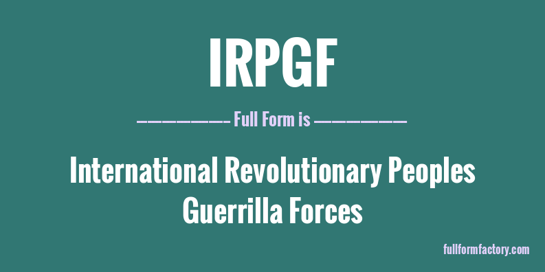 irpgf-full-form
