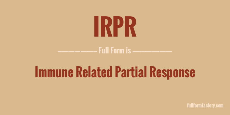 irpr-full-form