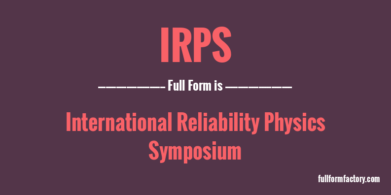 irps-full-form
