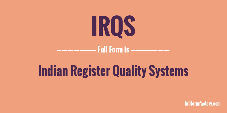 irqs-full-form
