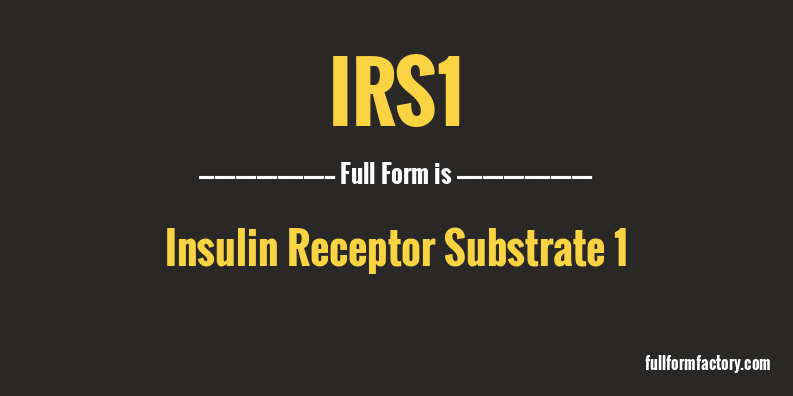 irs1-full-form