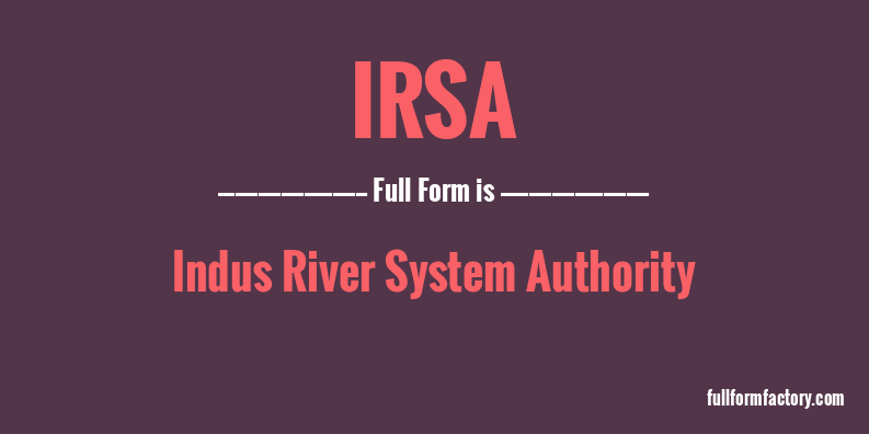 irsa-full-form