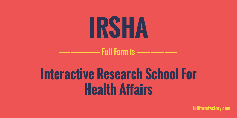 irsha-full-form